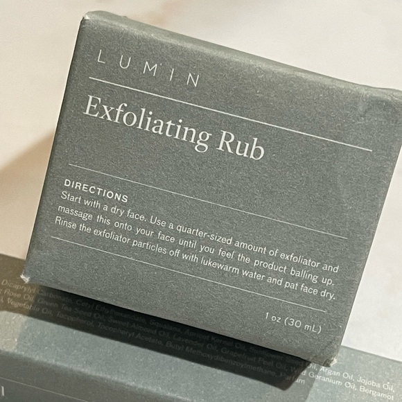 Lumin Men’s facial care lot, exfoliating, dark circles, recovery. New! - Picture 2 of 4